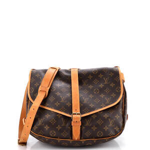Louis Vuitton Saumur Handbag Canvas 35 #223563L84B